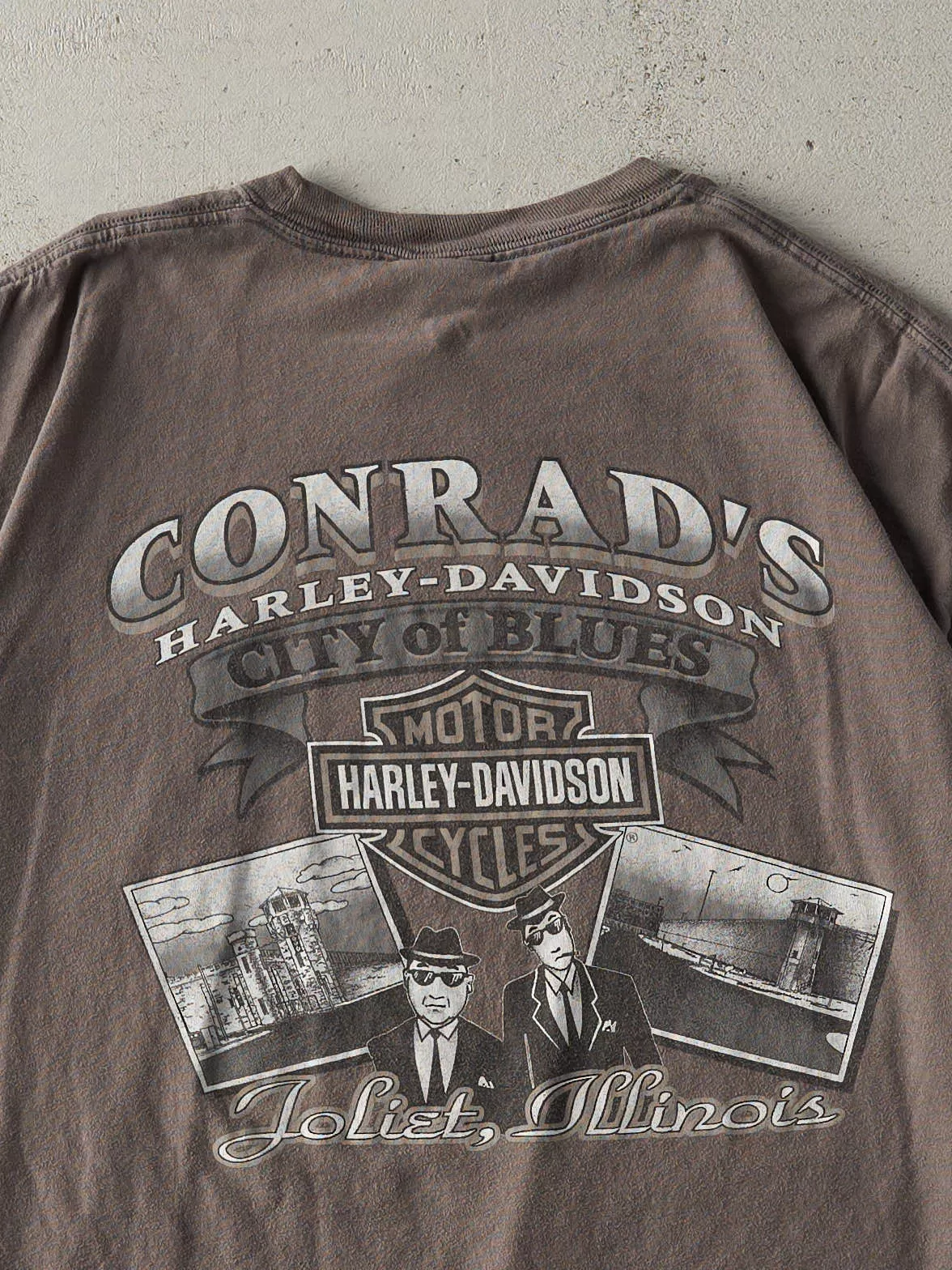 15' Grey Joliet, Illinois Harley Davidson Pocket Tee (L/XL)