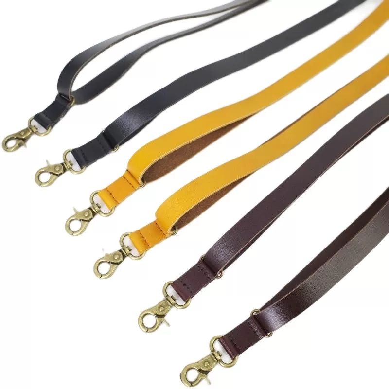 1.7Cm High Quality Real Cowhide Split Leather Strap Women Men Unisex Hook Suspenders