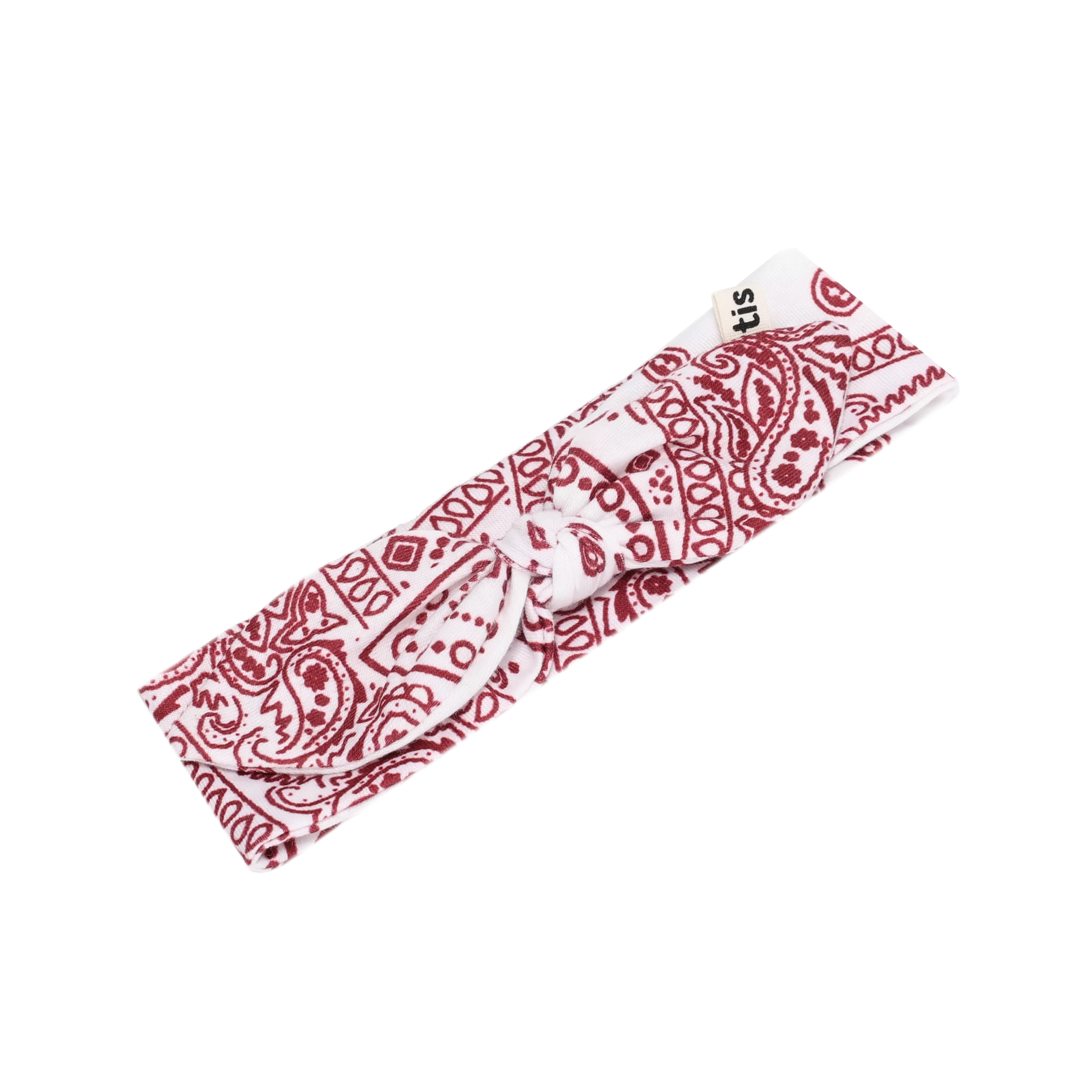 24S-BANDANA PAISLEY HEADSCARF-Red