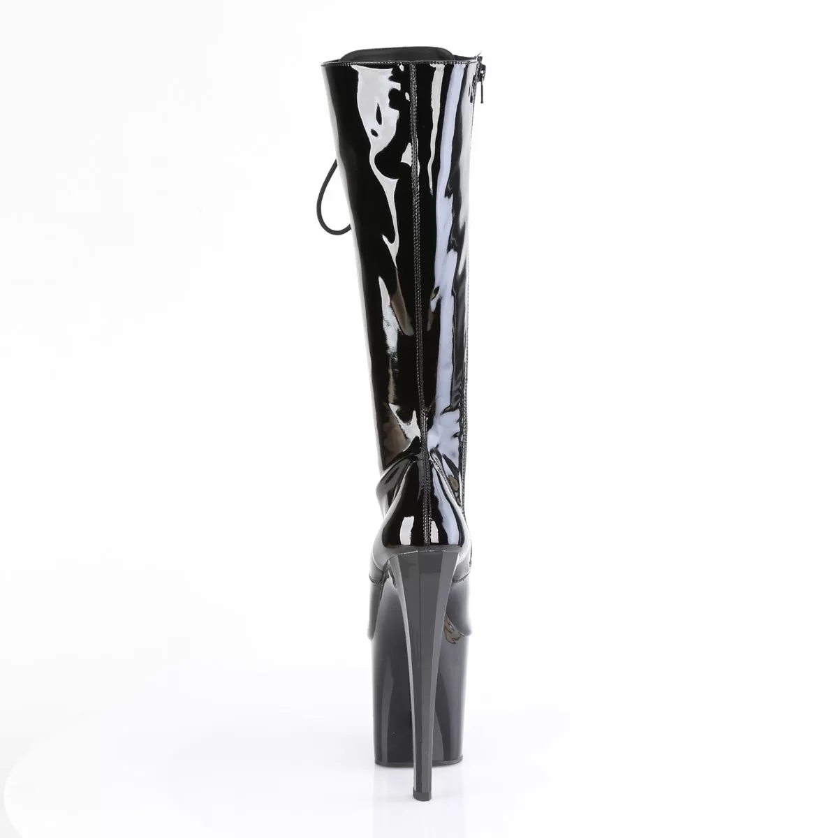 8 Inch Heel ENCHANT-2023 Black Stretch Patent