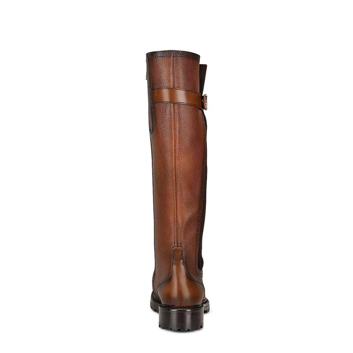 94TTSRS - Franco Cuadra brown casual leather riding boots for women.