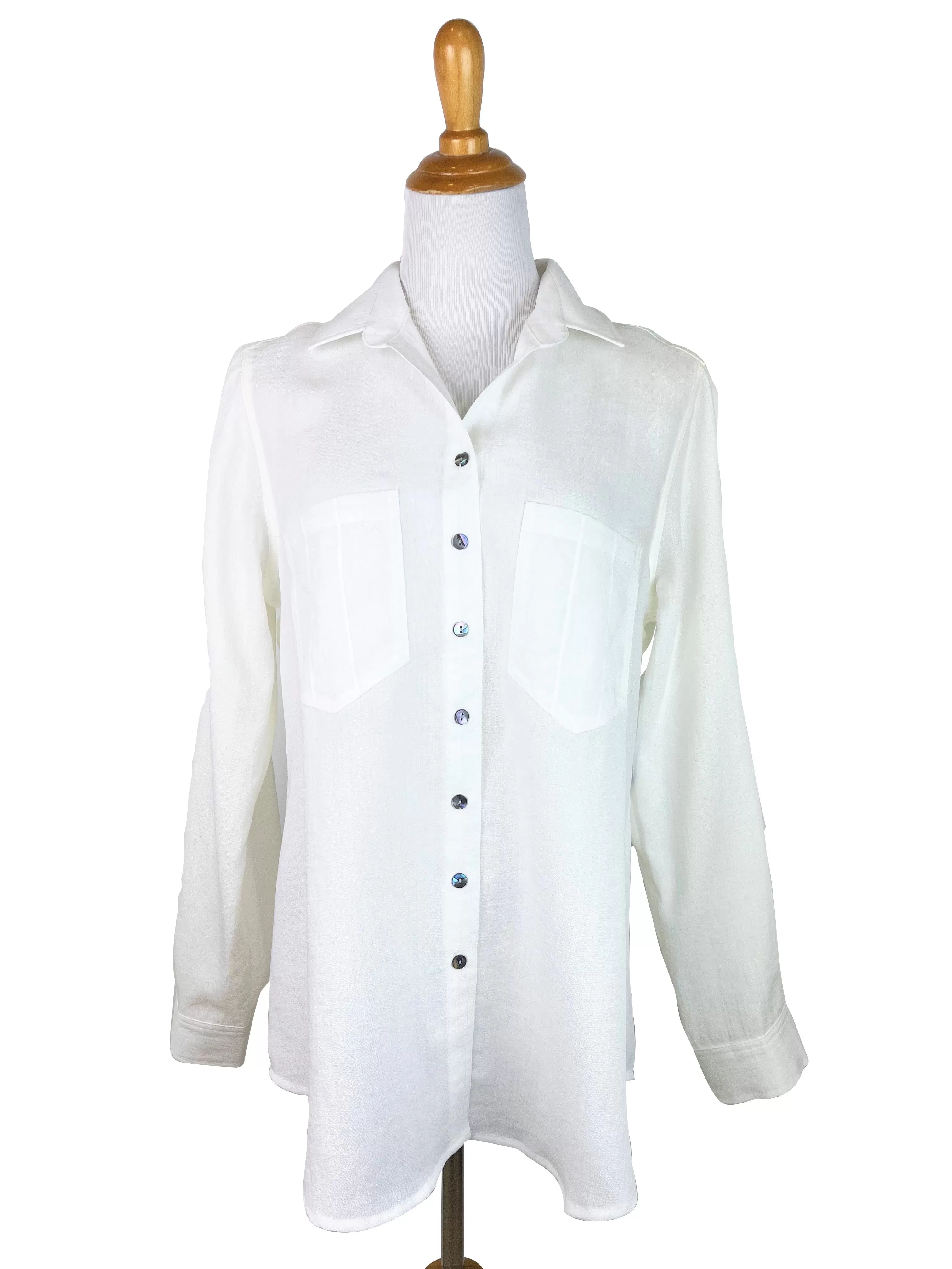 AA373 - Amelia Linen Blouse