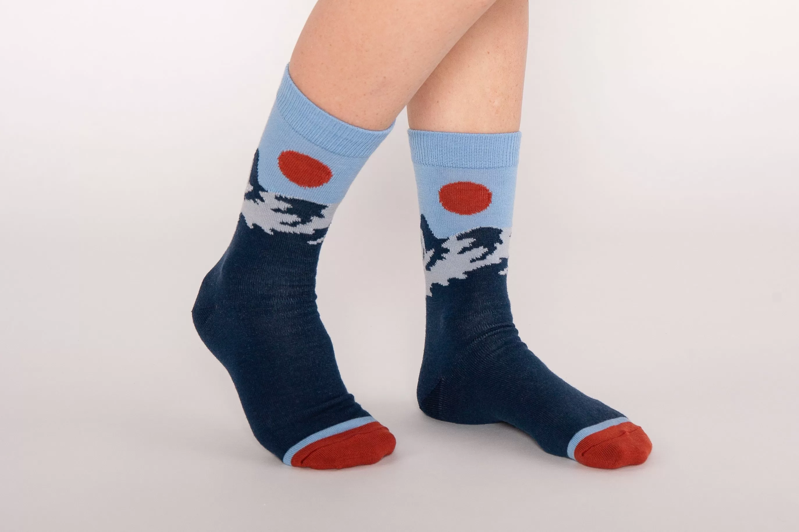 Adult Merino Wool Socks, Mountain