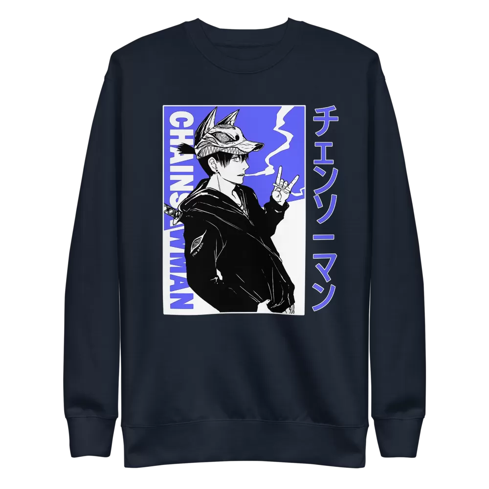 Aki Crewneck Sweatshirt Chainsaw Man