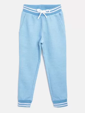 Alcis Girls Blue Solid Joggers