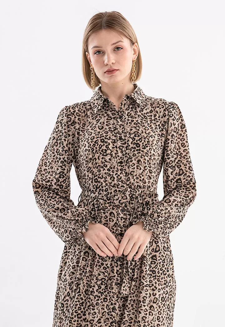 All Over Tiger Print Dress