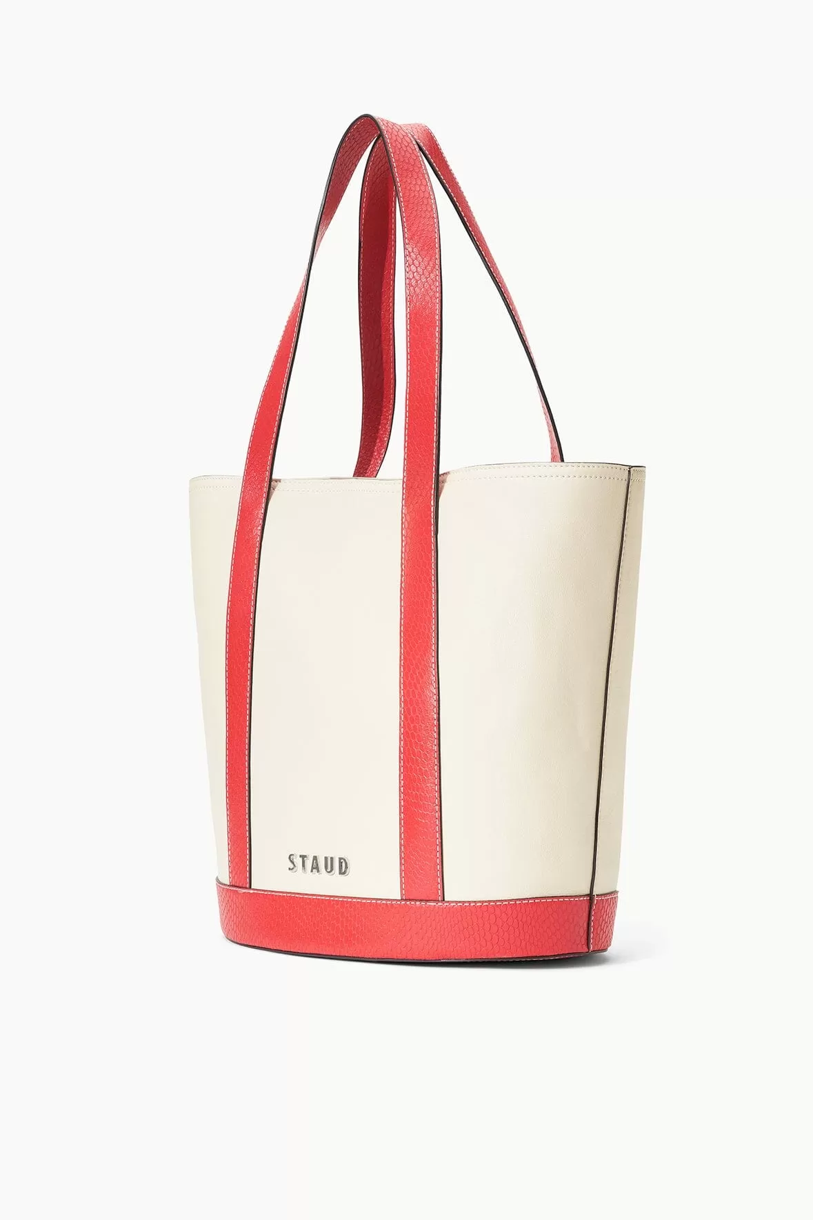 ALLORA TOTE | CREAM RED ROSE