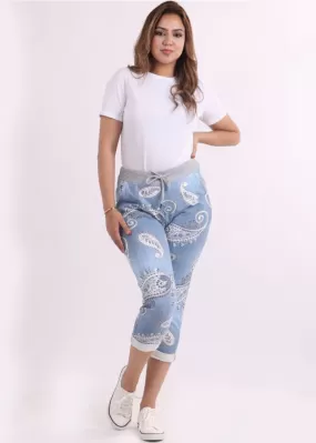 Anne   Kate Italian Paisley Print Pants 10-12