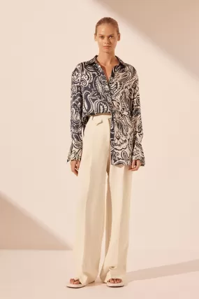 ANTHEA SILK RELAXED SHIRT