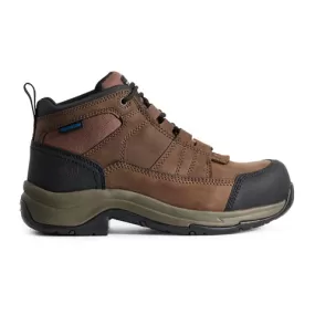 Ariat Telluride 6" Waterproof Composite Toe Work Boot (Women) - Distressed Brown