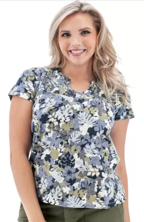 Aventura Essex Short Sleeve Top | Blueski