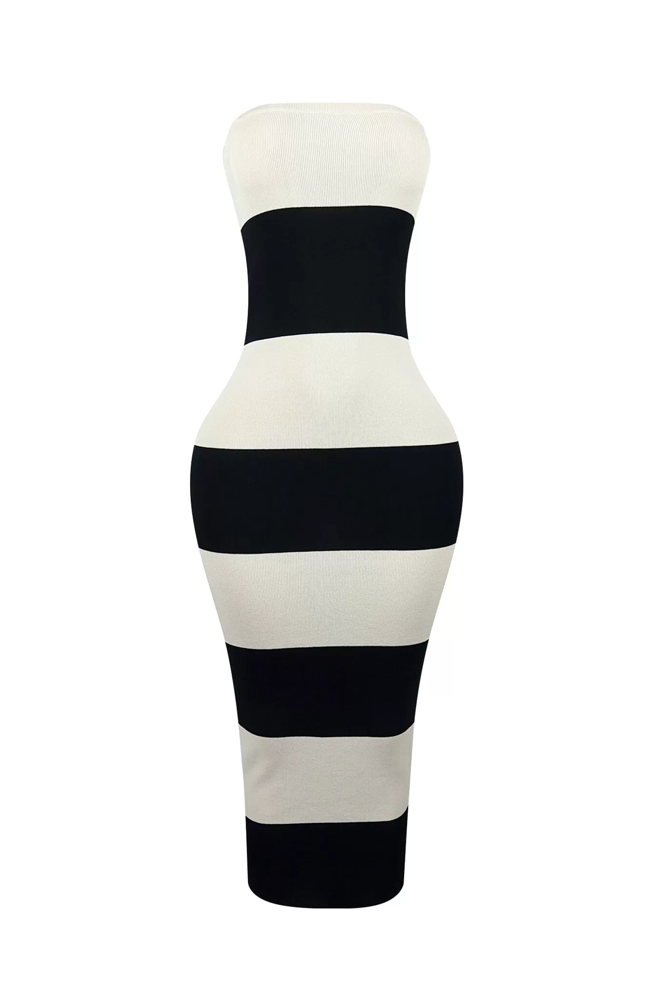 Aviana Kint Tube Midi Dress