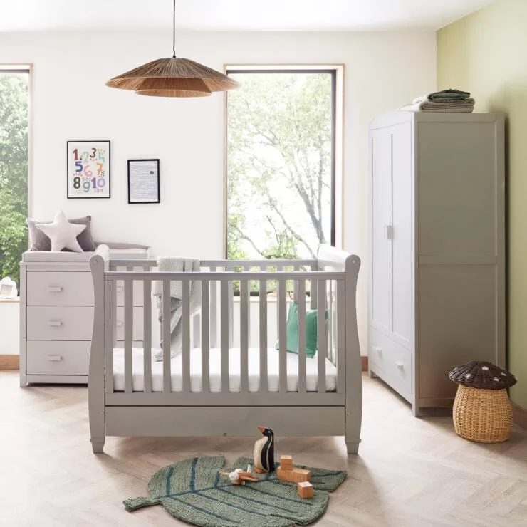 Babymore Eva 3 Piece Room Set - Grey