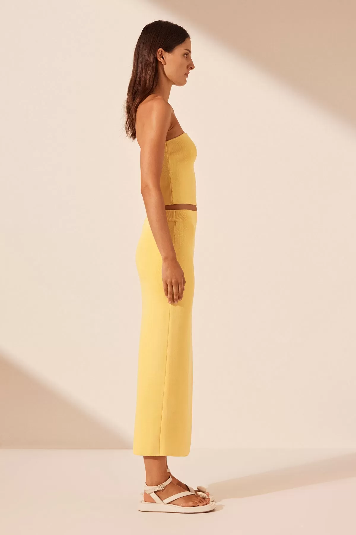 BASIC TUBE TOP - LEMON