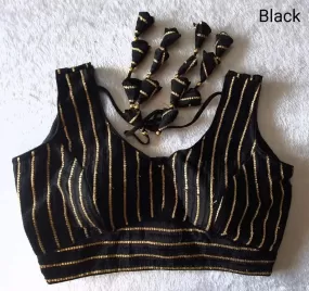 Beautiful Designer Blouse In Black