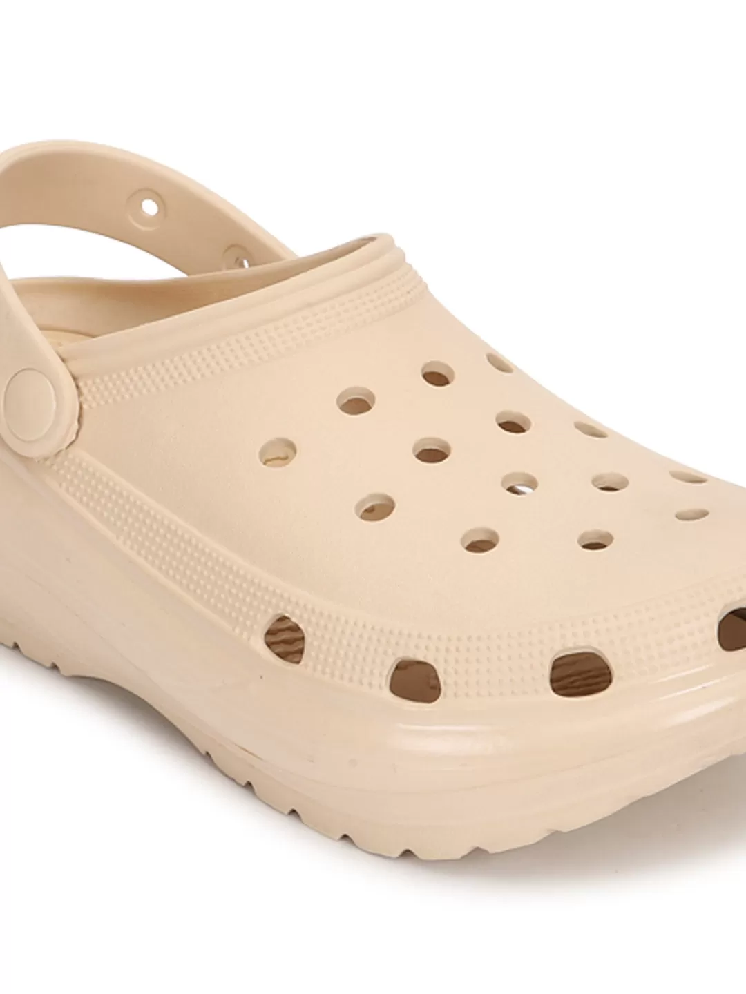 Beige PU Slip-On Croc Flats (TC-RS3496-NUD)