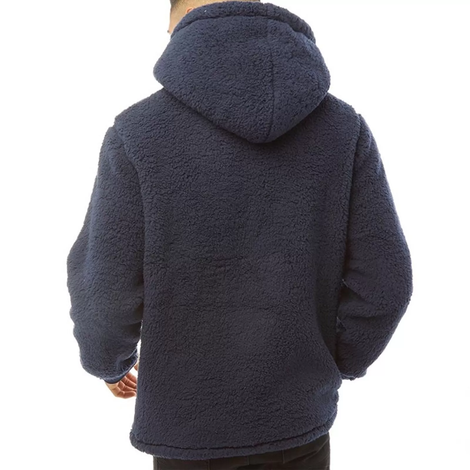 Bench Mens Jerry Borg Pullover Teddy Bear Fleece Hoodie