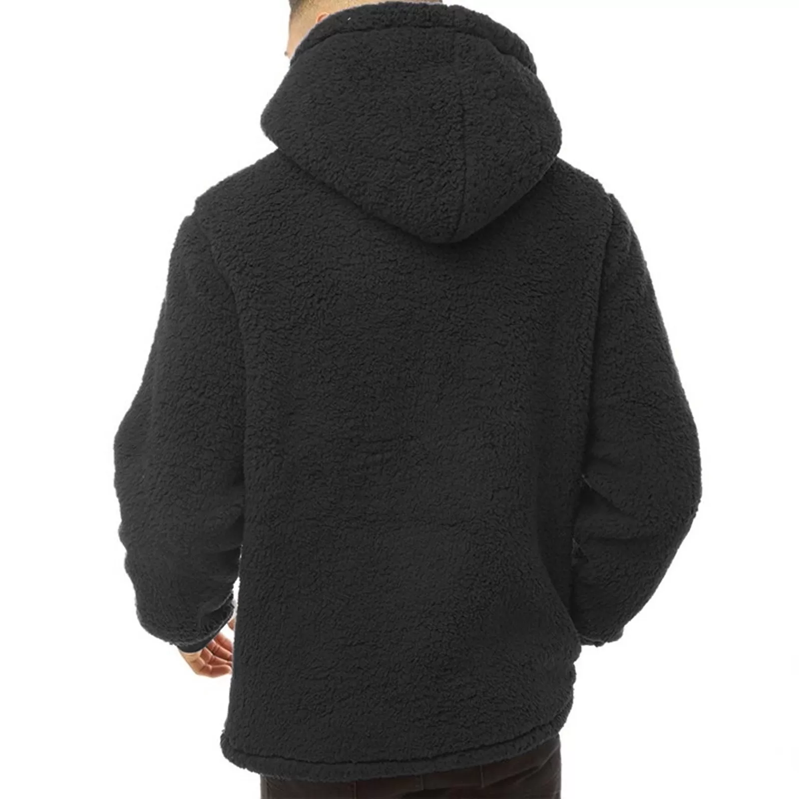 Bench Mens Jerry Borg Pullover Teddy Bear Fleece Hoodie