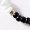 Black and White Beaded Bracelet