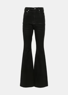 Black Bolan Bootcut Jeans