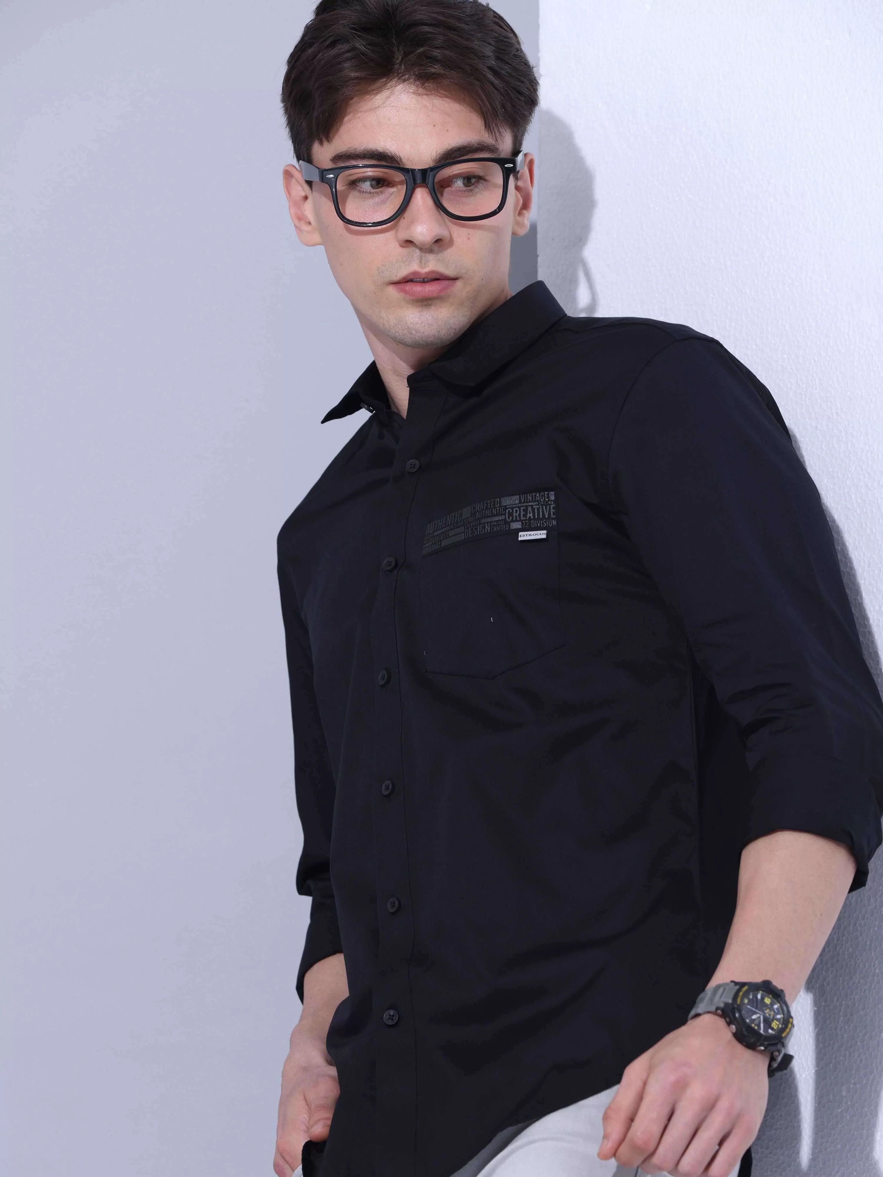 Black Casual Shirt