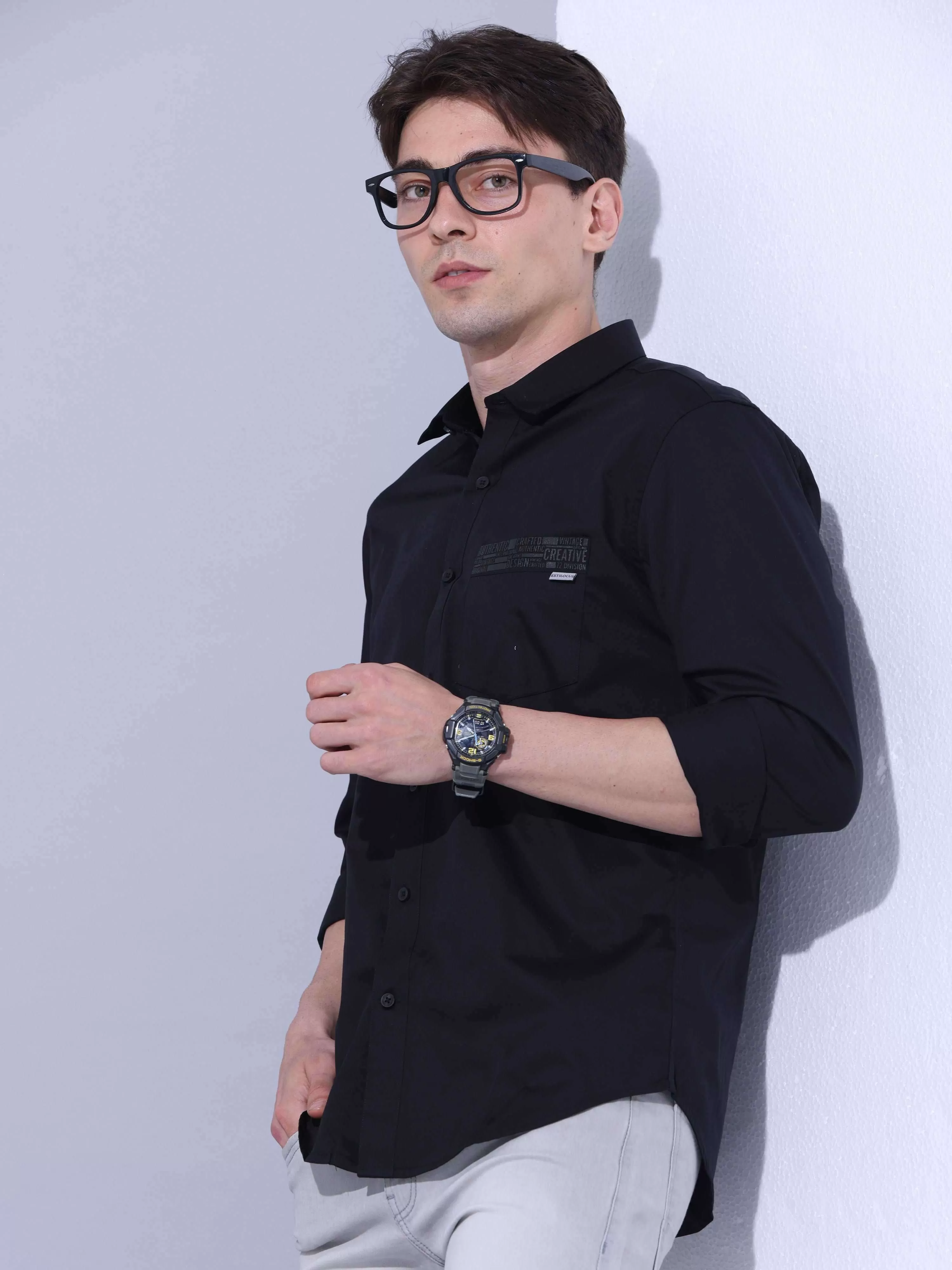 Black Casual Shirt