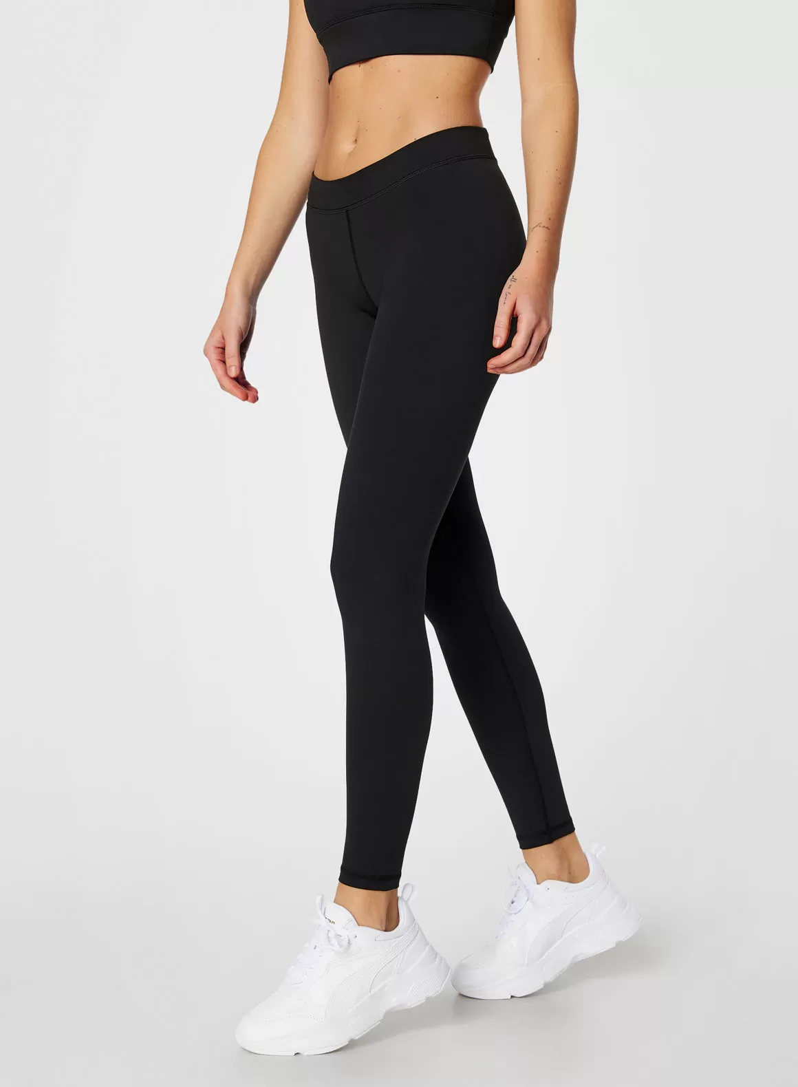 Black Edge Core Tights Low Waist