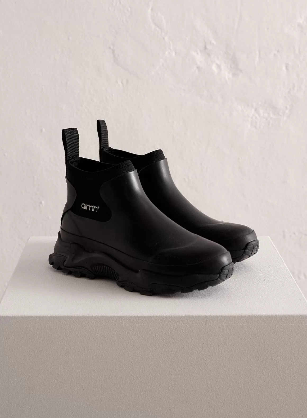 Black Fusion Rain Boot