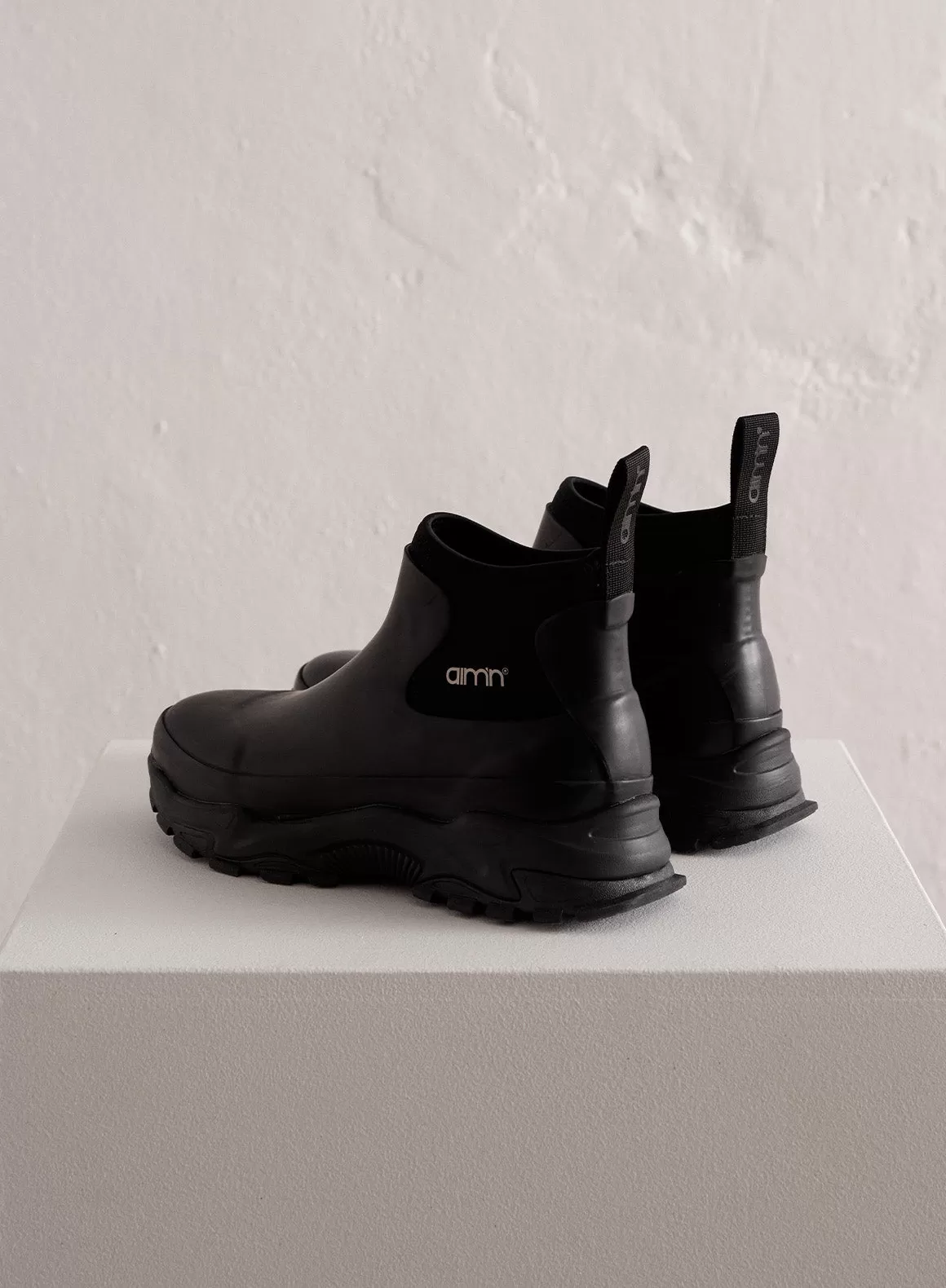 Black Fusion Rain Boot