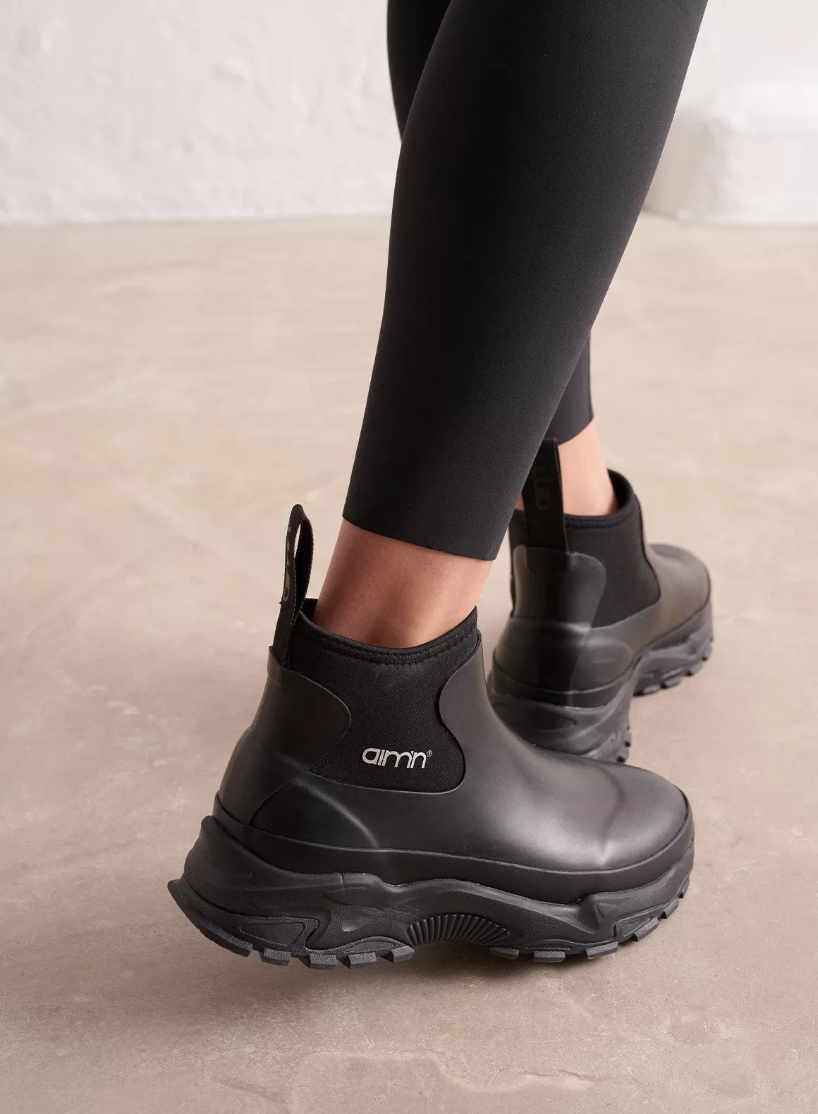 Black Fusion Rain Boot