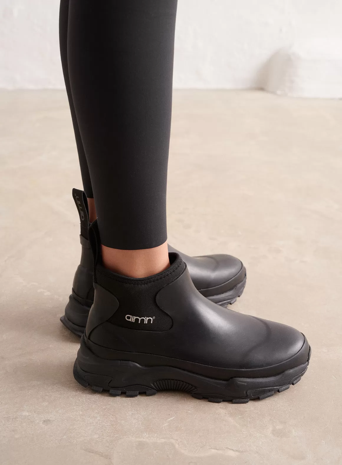 Black Fusion Rain Boot