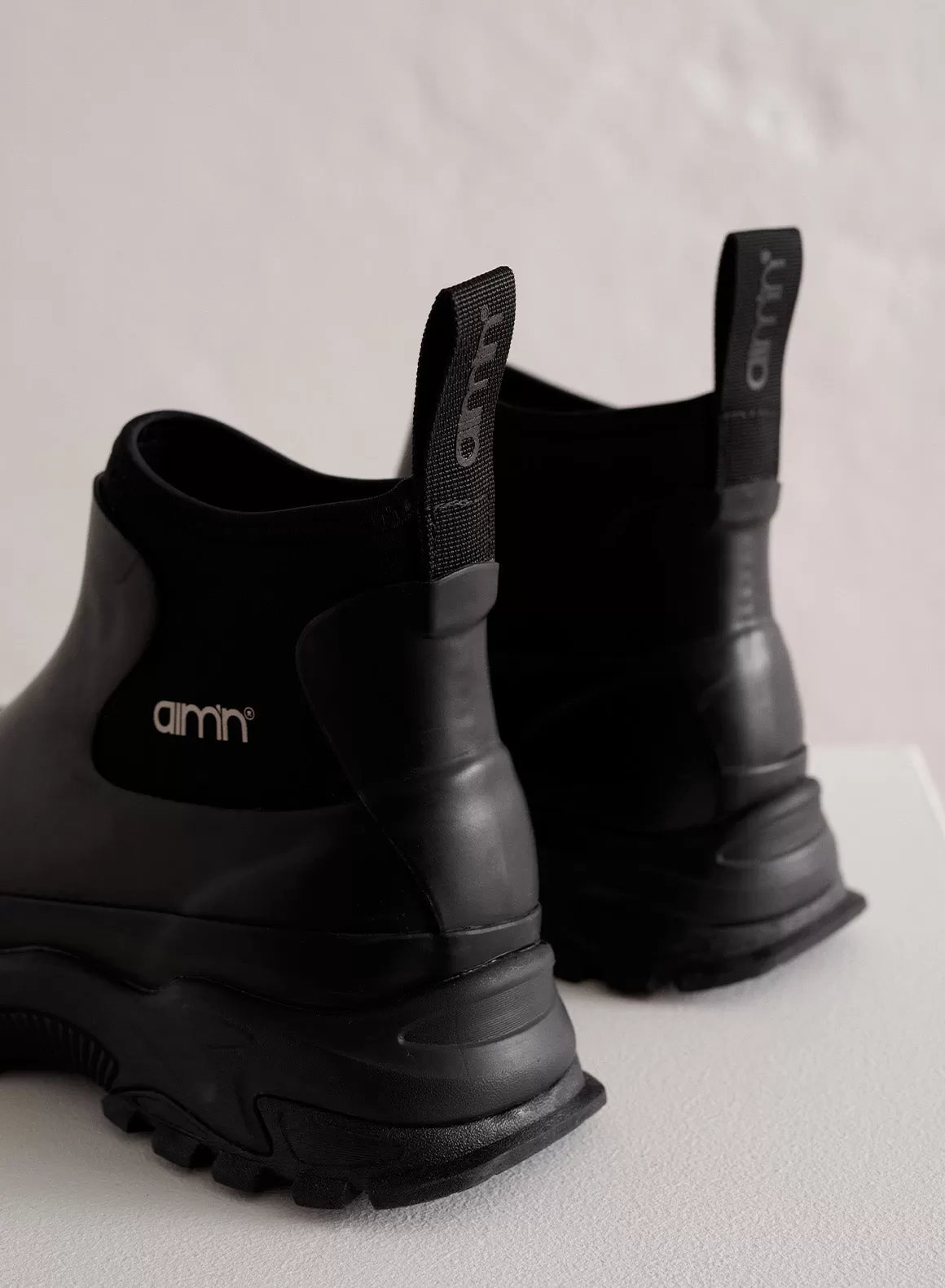 Black Fusion Rain Boot