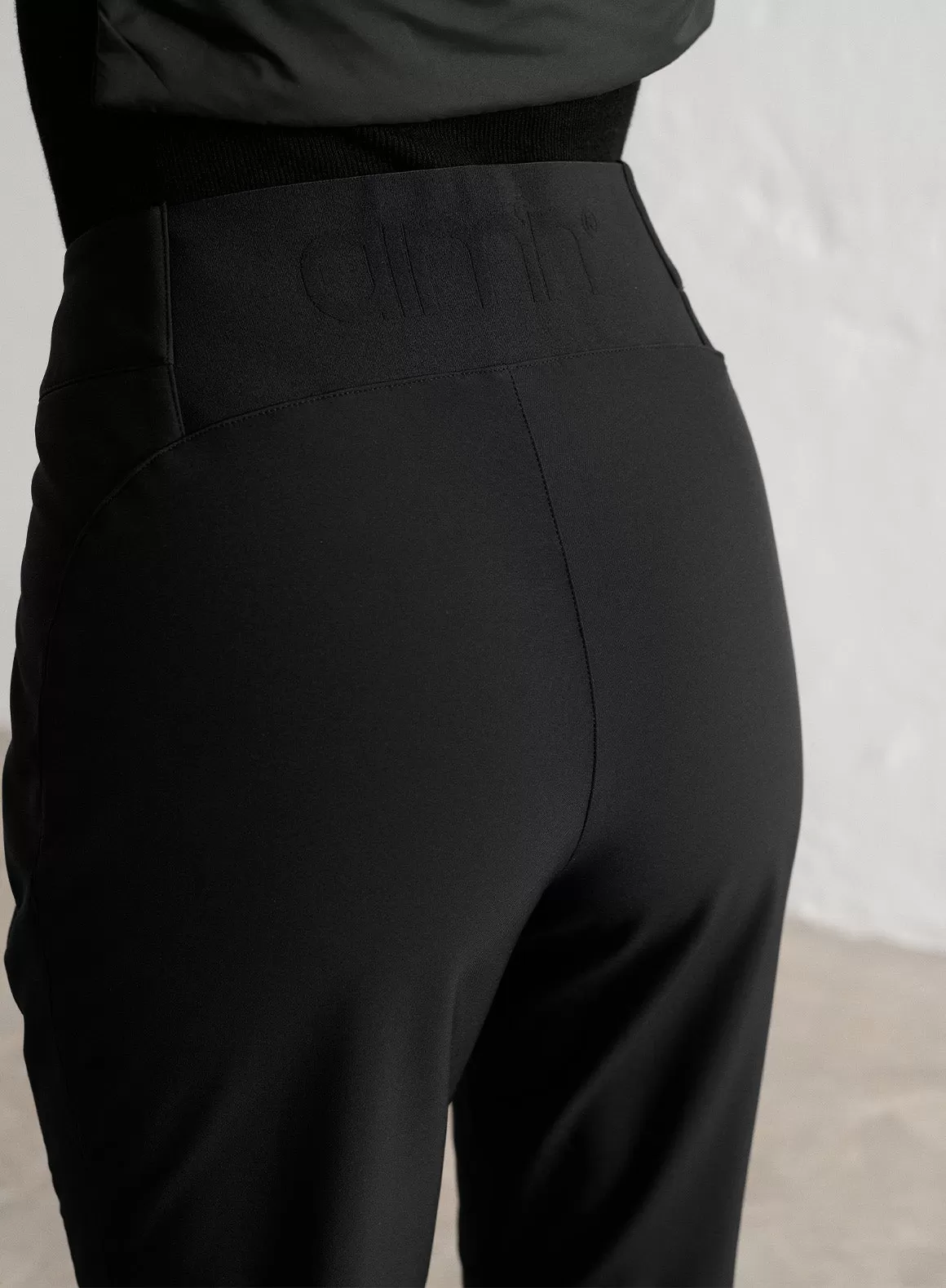 Black Stretch Thermo Pants