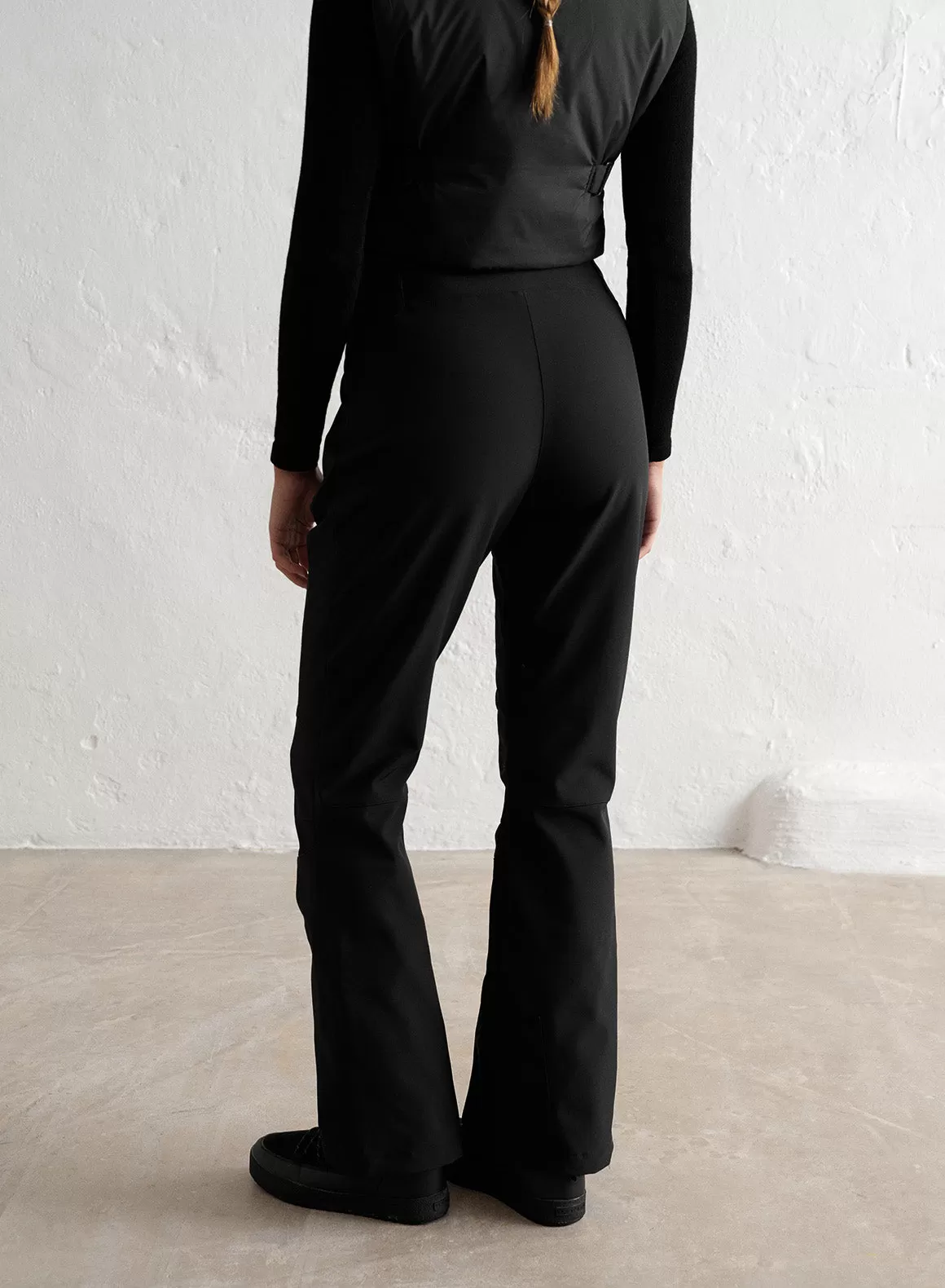 Black Stretch Thermo Pants