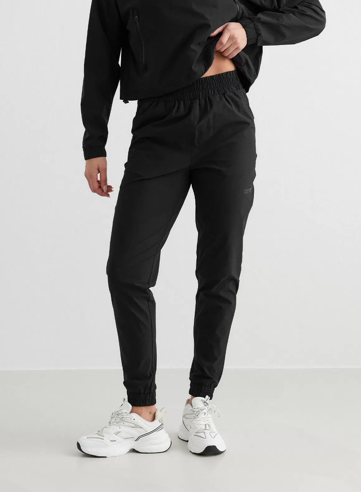 Black Windbreaker Pants