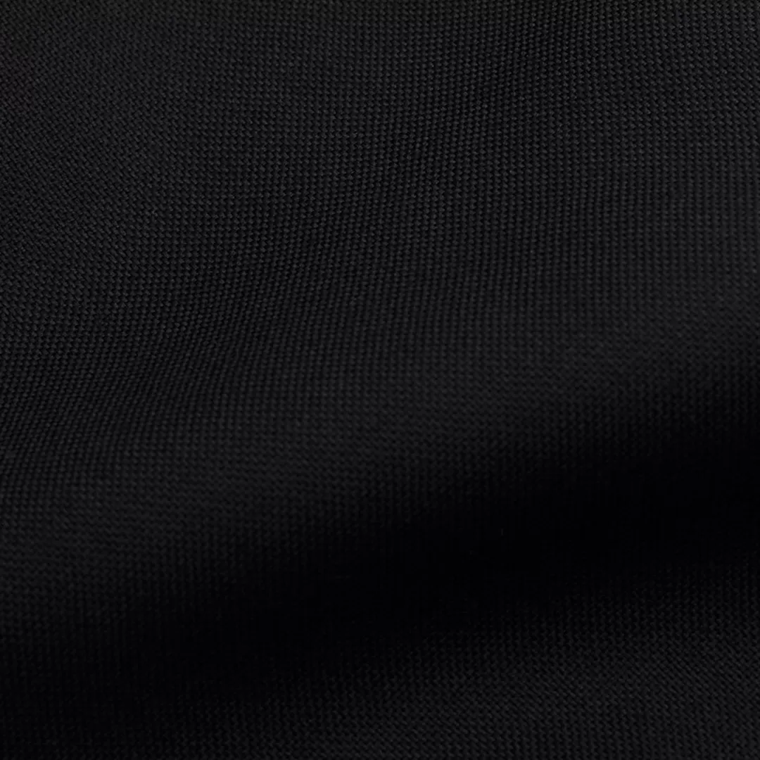 Black Wool Twill Trouser