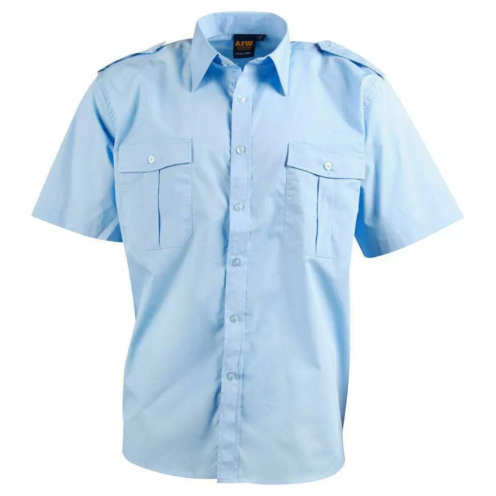 BS06S Unisex Epaulette Short Sleeve Shirt