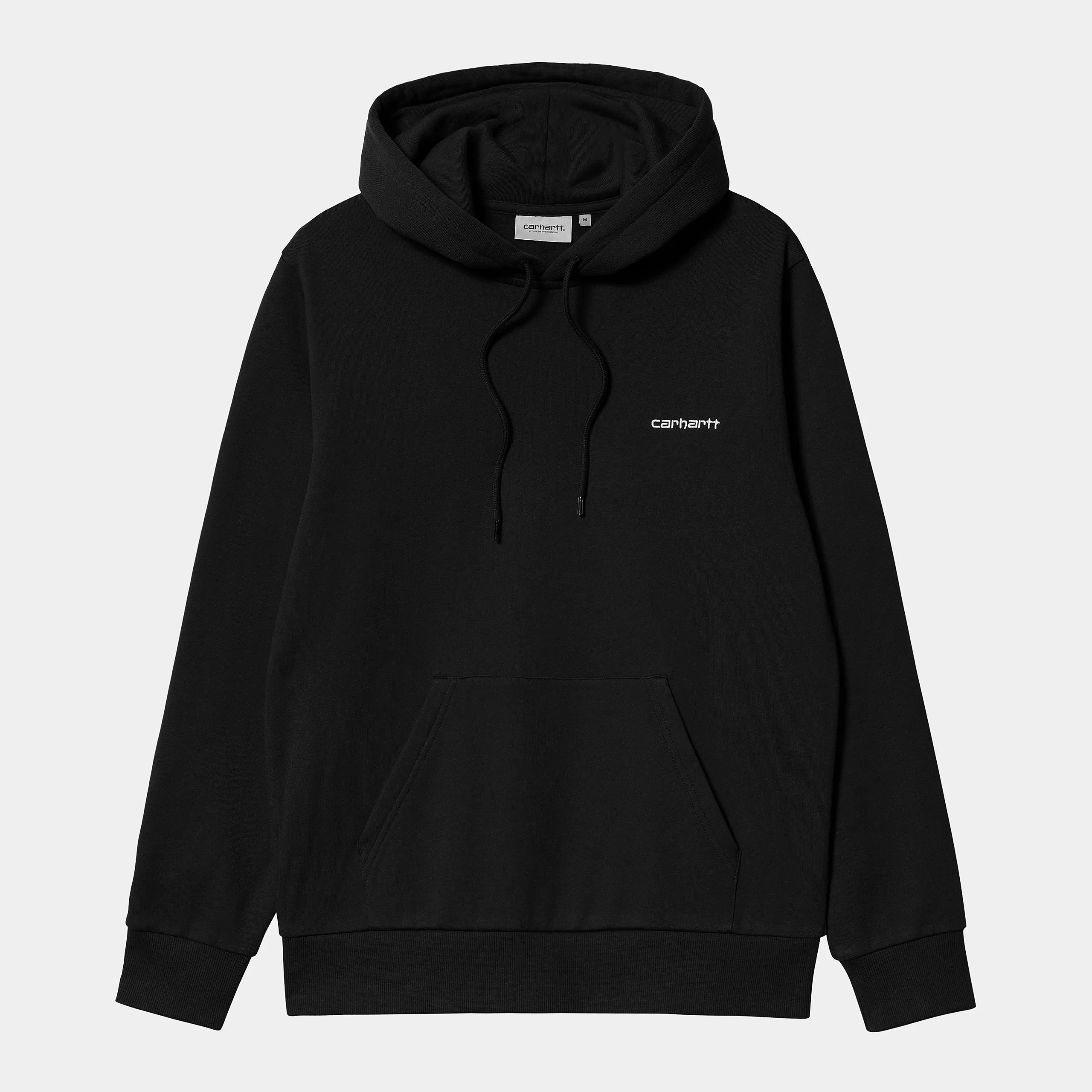 Carhartt Hooded Script Embroidery Sweat Black/White