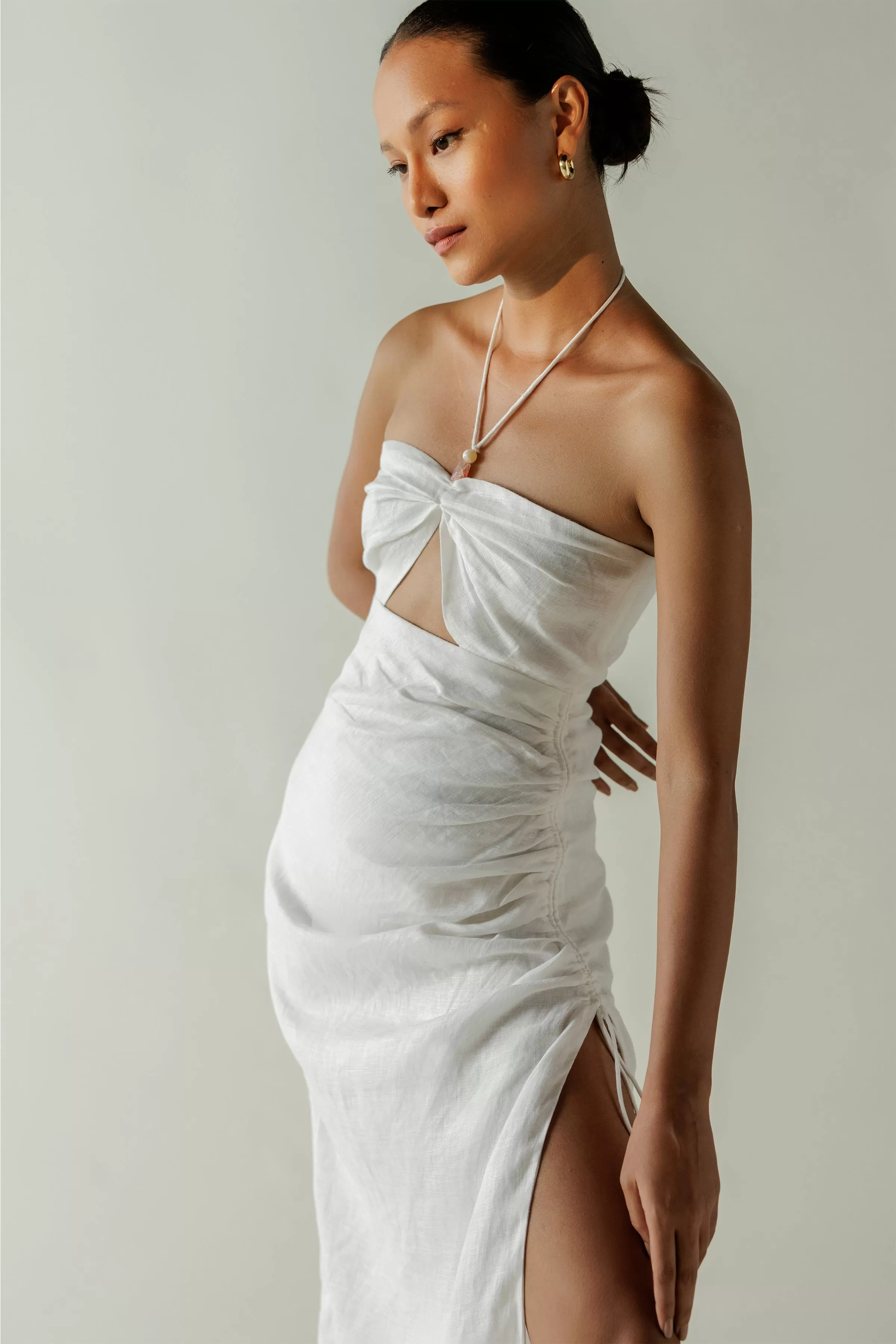 Carmen Dress - White