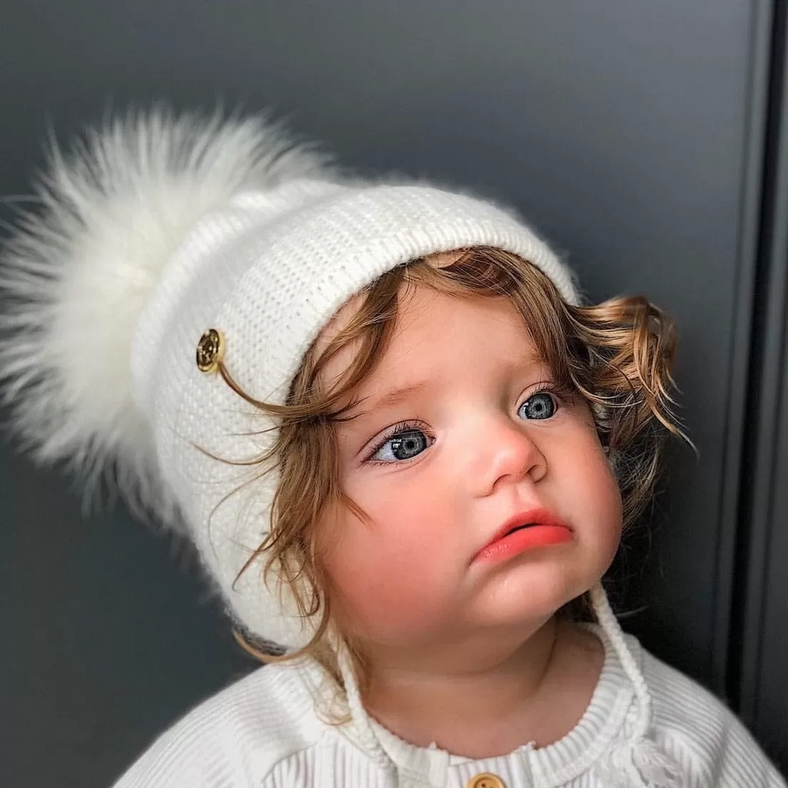 Cashmere Aviator Pom Hat