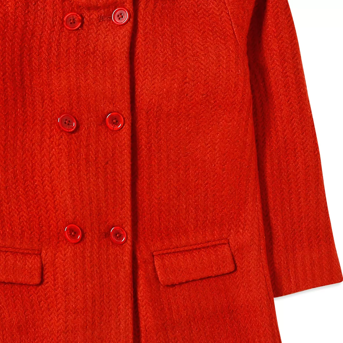 Casual Wool Orange Blazer