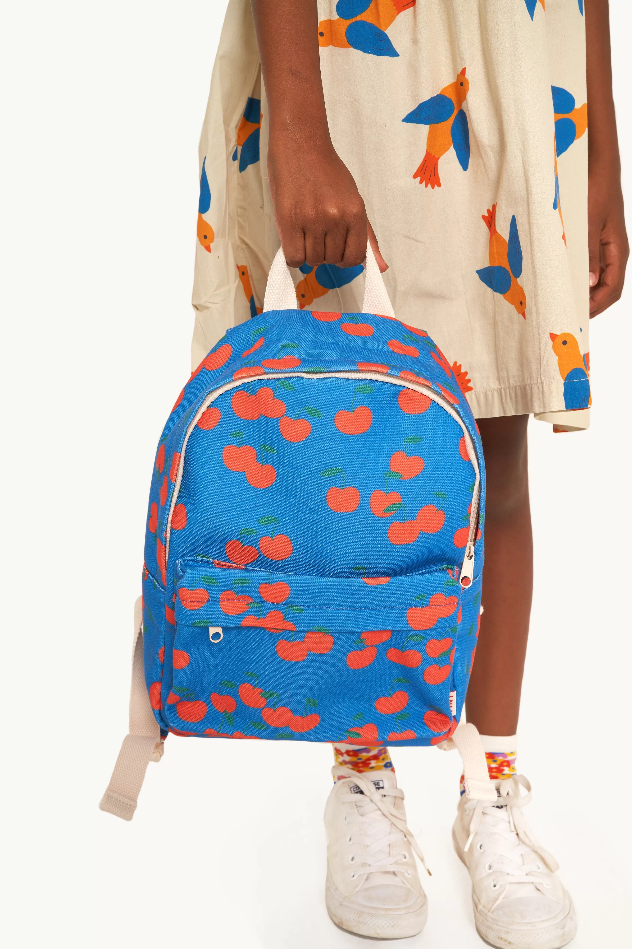 Cherries Backpack – lapis blue/summer red