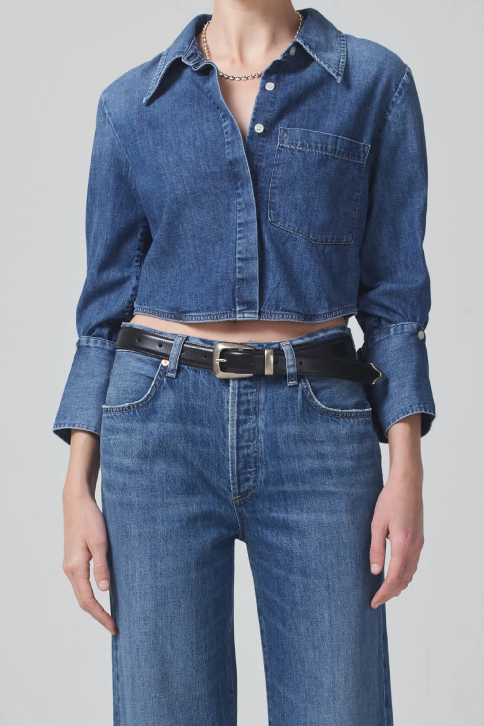 Citizens of Humanity Bea Crop Top Denim