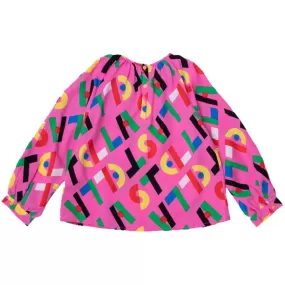 Colorful Logo Blouse