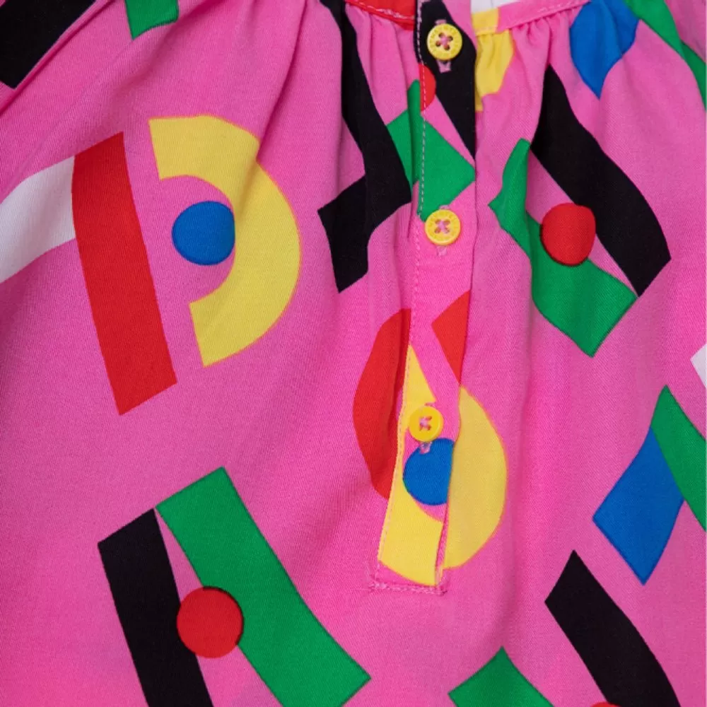 Colorful Logo Blouse