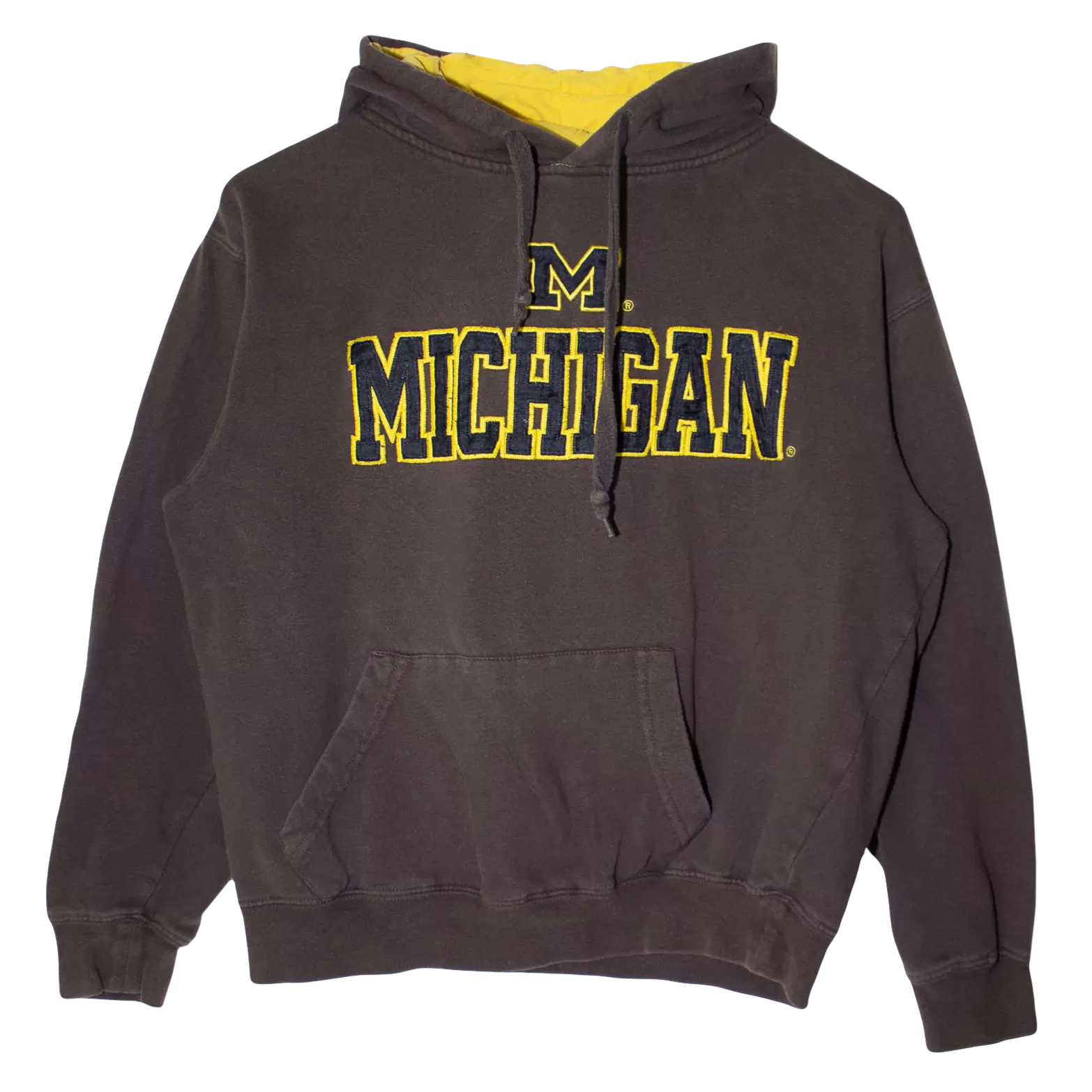 Colosseum Embroidered Michigan Hoodie Brown (XS)