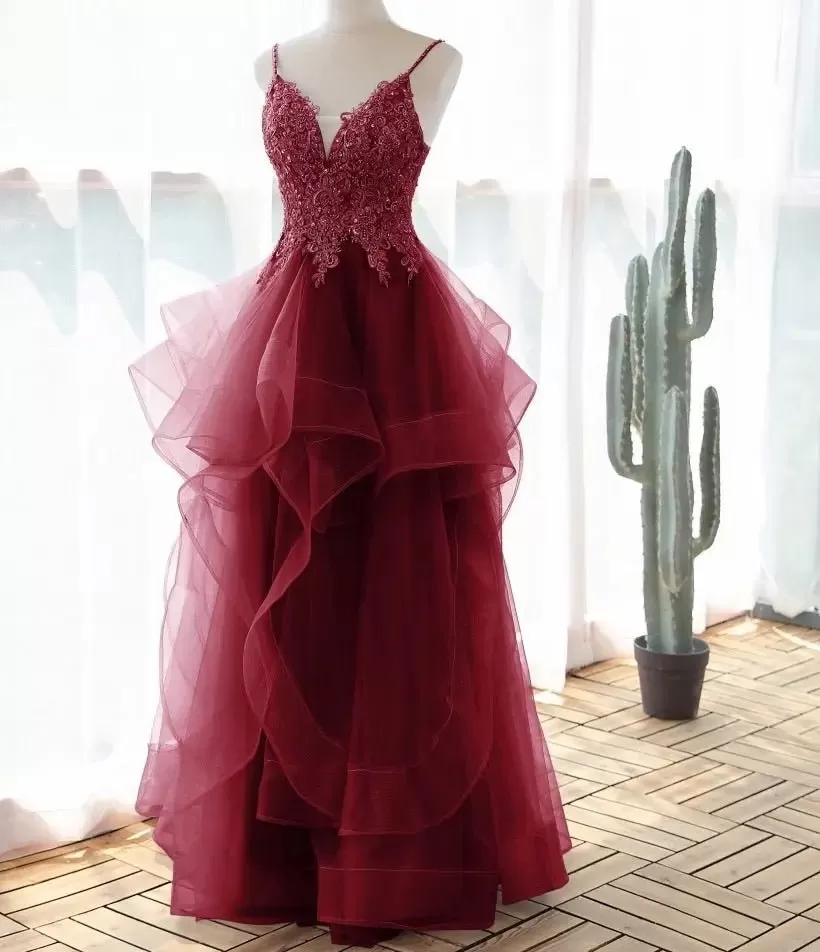 Cora Elegant Spaghetti Strap Prom Dress