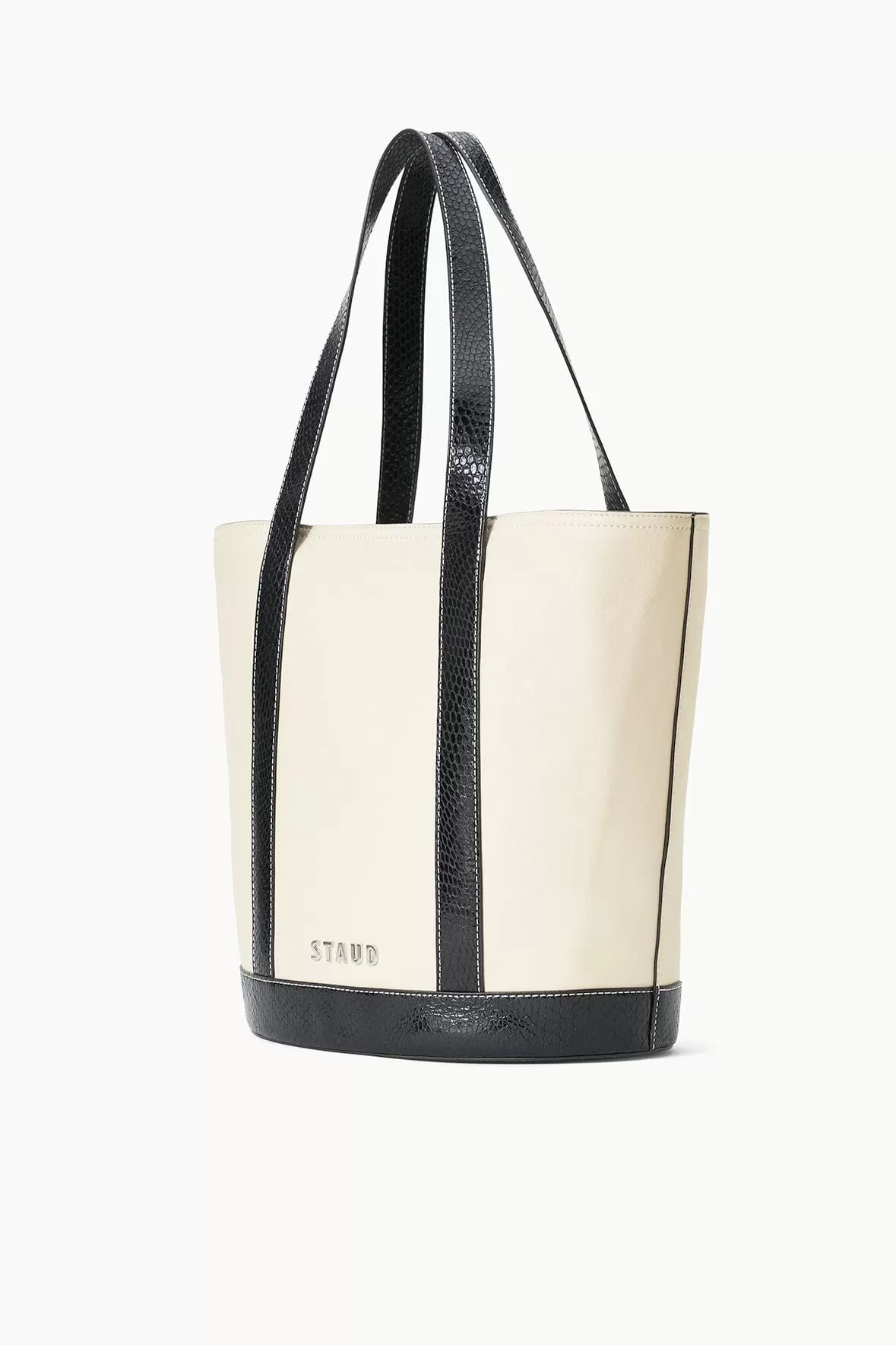 CUSTOM ALLORA TOTE | CREAM BLACK