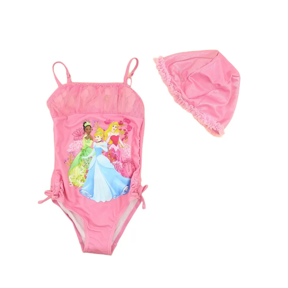 Disney 2 Pc Cap & Swimsuit - Disney Princesses