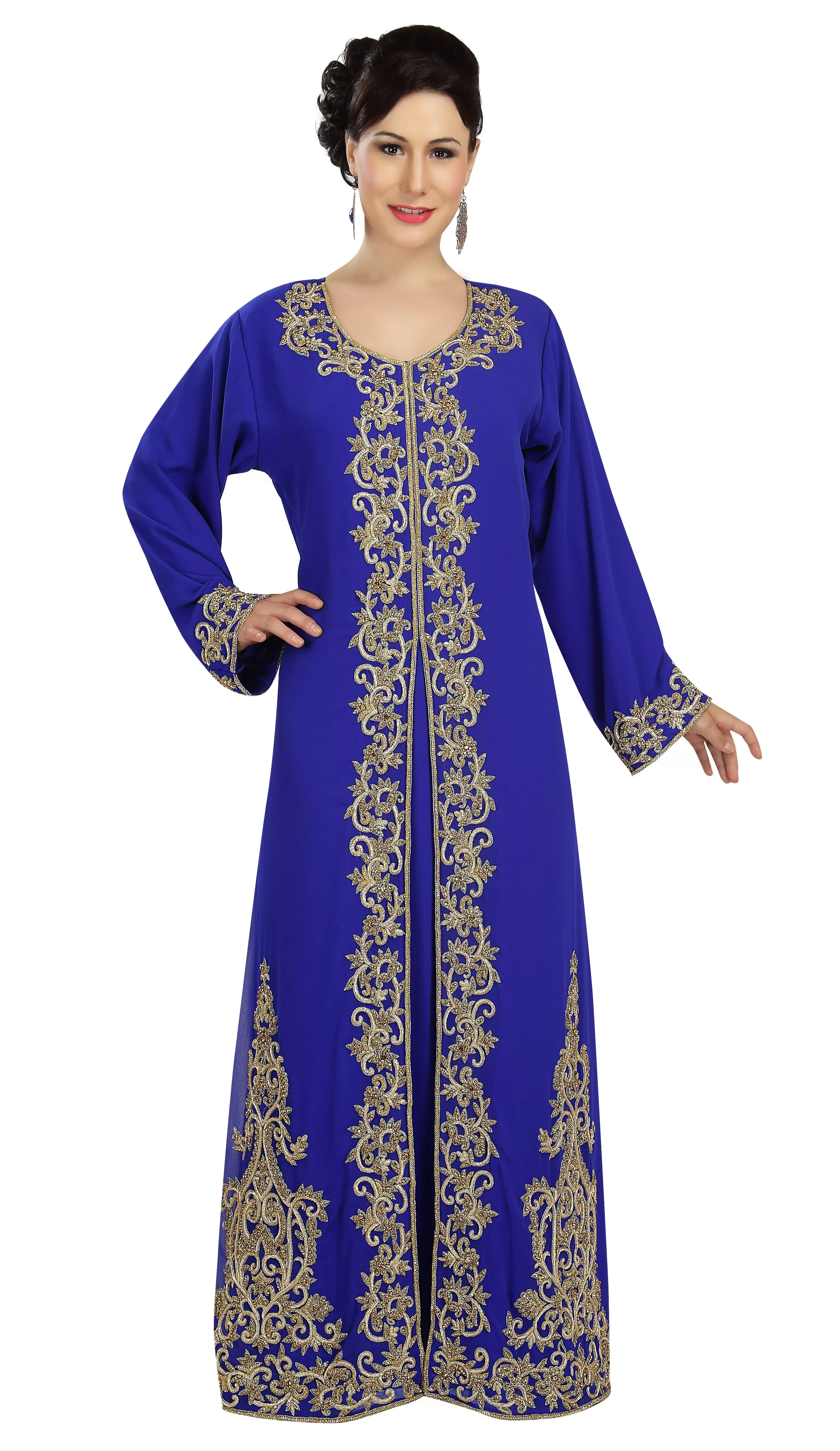 Djellaba Maxi With Zardosi Hand Work